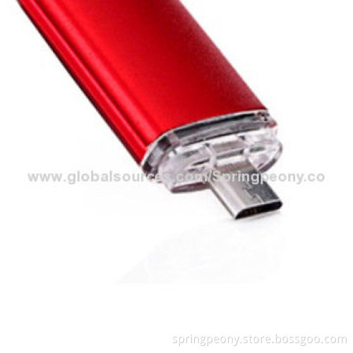 Popular Smartphone OTG USB Flash Drive, OTG U-disk, 1 to 64GB Capacity